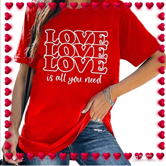 Tops - ❤️LOVE is All You Need S-2X , Women’s Valentine’s Day top